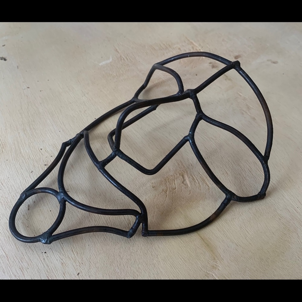Steel wire frame mask